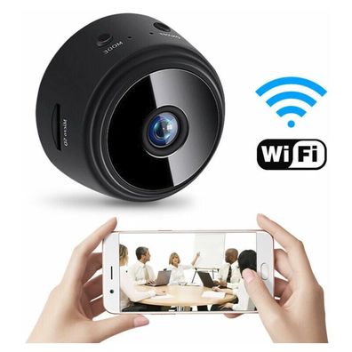 Mini-Spionagekamera, drahtlose HD-WLAN-Überwachungskamera mit Nachtsicht und Detektor