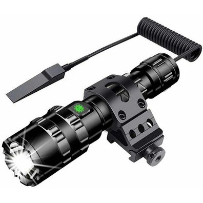 L2 Taktische Outdoor-Taschenlampe High Power Under-Hung LED Starkes Blinklicht USB-Di