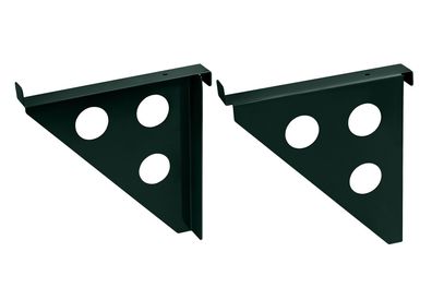 Halterung Blumenkasten für Gitterzaun Halter Stabgitter grün 3x21,5x22cm