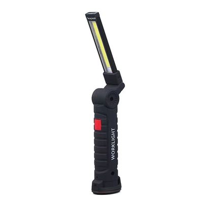 LED-Taschenlampe Arbeitslicht mit Magnetfu?5 Lichtmodi USB-Campinglicht