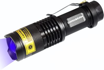 UV-Taschenlampe 365 nm Schwarzlicht-UV-LED-Mini-Taschenlampen-Detektor