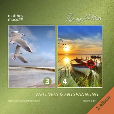 Ronny Matthes: Wellness & Entspannung Vol. 3 & 4 - Gemafreie christliche Meditatio...