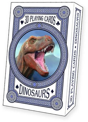 3D Spielkarten Dinosaurier Kartenspiel