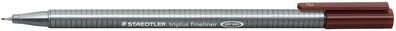 Staedtler® 334-76 Feinschreiber triplus® - 0,3 mm, van-Dyke-braun