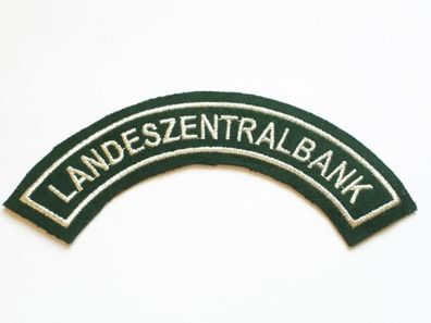 BRD Aufnäher Landeszentralbank silber