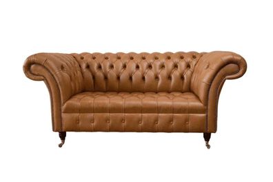Chesterfield Stoff Sofa Couch Textil Couchen Büro Einrichtung Englische Möbel