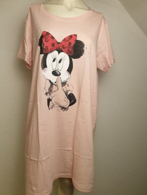 NEU Disney Minnie Mouse Nachthemd Bigshirt Pyjama Gr. L + XL