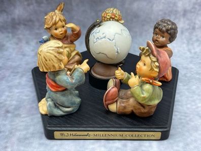 Hummel Figuren 5 Kontinente + Globus und Podest. Top Zustand