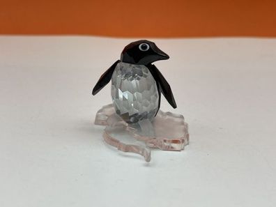 Swarovski Figur 206997 Pinguin auf Eisscholle 4 cm. Ovp Zertifikat Top Zustand