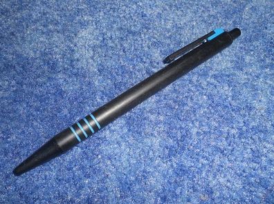 Kugelschreiber schwarz blau gestreift