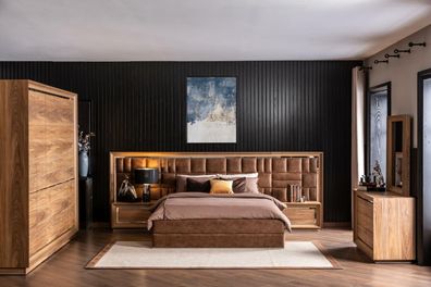 Hotel Schlafzimmer Möbel Komplett Einrichtung Kommode Schrank Bett 6tlg