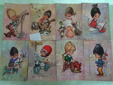 alte Postkarten AK Anco Serie 11/53 Germany Kinder signiert B -neutral