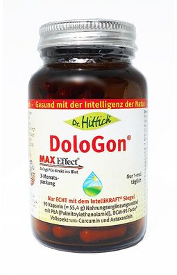 Dr. Hittich DoloGon, 1/2/4x 90 Kapseln, Levagen PEA, Curcumin, Astaxanthin