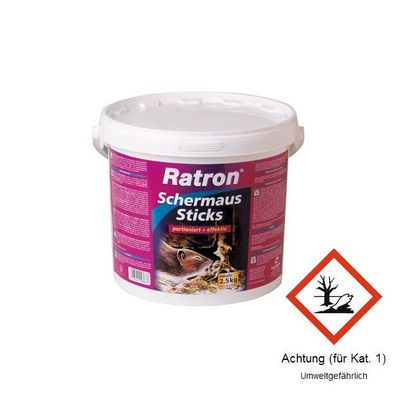 Ratron® Schermaus-Sticks Eimer 2,5kg