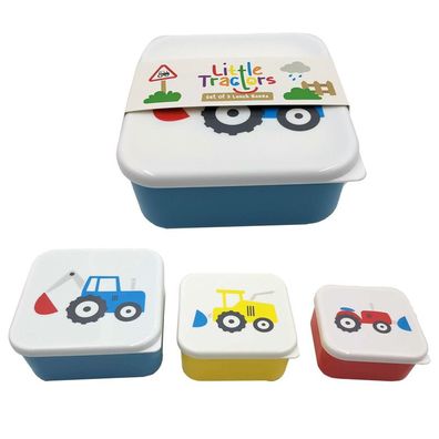 Little Tractors Lunchboxen Brotdosen 3er Set M/ L/ XL