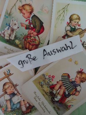 alte Postkarten ilo West Germany Kinder Namenstag Geburtstag nr 657 ua