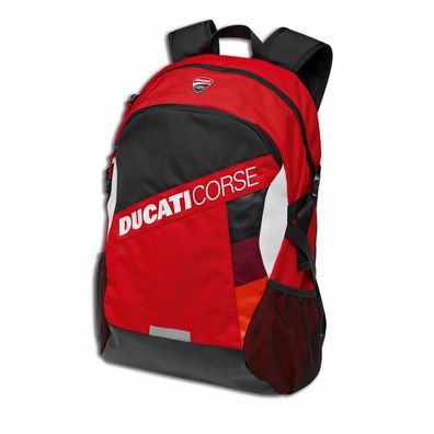 DUCATI Corse Sport Rucksack Backpack Tasche schwarz rot 987705508