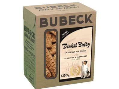 Bubeck Dinkel BullyBiskuit Hundekuchen Hundekekse 1250 g