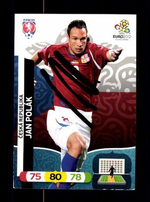 Jan Polak Ceska Republika Panini Card Euro 2012 Original Signiert + A 226098