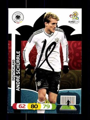 Andre Schürrle Deutschland Panini Card Euro 2012 Original Signiert + A 226099
