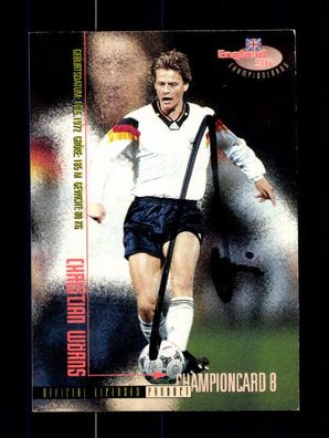 Christian Wörns Panini Card Deutschland Euro 1996 Original Signiert + A 226105