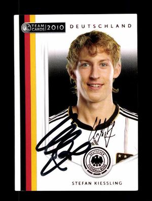 Stefan Kiessling Panini Card Deutschland WM 2010 Original Signiert + A 226114