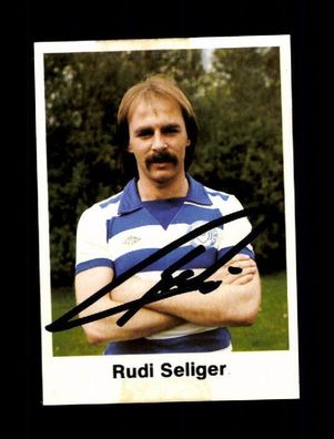 Rudi Seliger MSV Duisburg Bergmann Sammelbild 1977-78 + A 226243