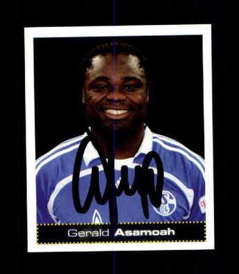 Gerald Asamoah FC Schalke 04 Panini Sammelbild 2007-08 Original + A 226314