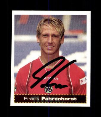 Frank Fahrenhorst Hannover 96 Panini Sammelbild 2007-08 Original + A 226340