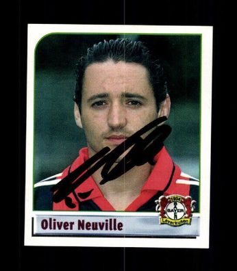 Oliver Neuville Bayer Leverkusen Panini Sammelbild 2002 Original + A 226495