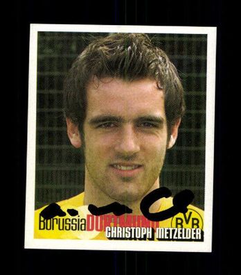 Christoph Metzelder Borussia Dortmund Panini Sammelbild 2002-03 Orig. + A 226765