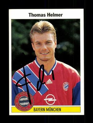 Thomas Helmer Bayern München Panini Sammelbild 1995 Original Sign. + A 226816