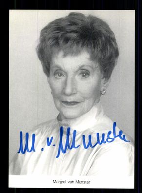 Margret van Munster Lindenstraßen Autogrammkarte Original Signiert + F 14860