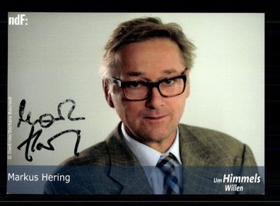 Markus Hering Um himmels willen Autogrammkarte Original Signiert + F 14962
