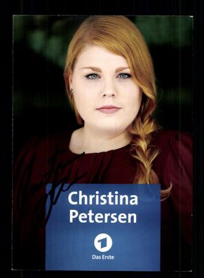 Christina Petersen In aller Freundschaft Autogrammkarte Orig. Sign. + F 15287