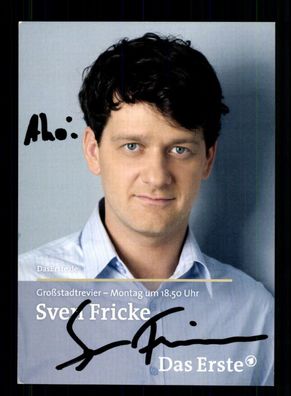 Sven Fricke Großstadtrevier Autogrammkarte Orig. Sign. + F 15431