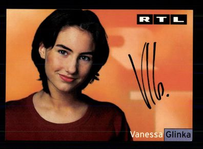 Vanessa Glinka RTL Autogrammkarte Original Signiert + F 15565