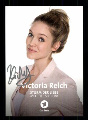 Victoria Reich Sturm der Liebe Autogrammkarte Original Sign. + F 15606