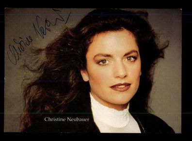 Christine Neubauer Autogrammkarte Original Signiert + F 14510