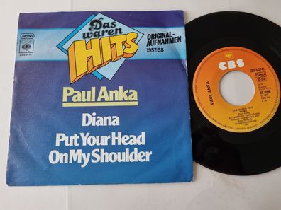 Paul Anka - Diana/ Put your head on my shoulder 7'' Vinyl Germany