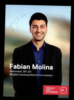 Fabian Molina Autogrammkarte Original Signiert + 10552