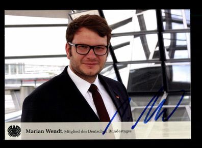 Marian Wendt Autogrammkarte Original Signiert + 10569