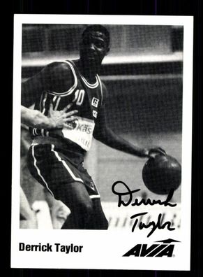 Derrick Taylor Basketball Steiner Bayreuth 1993-94 Original Sign + A 227294