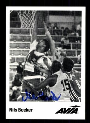 Nils Becker Basketball Steiner Bayreuth 1993-94 Original Sign + A 227295