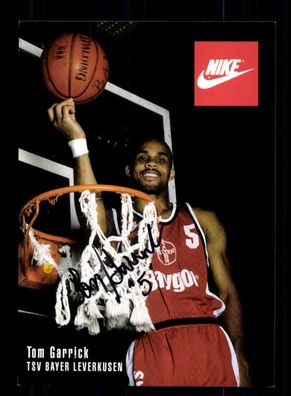 Tom Garrick Basketball Bayer Leverkusen 04 Original Signiert + A 227347