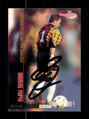 Andreas Köpke Panini Card Deutschland Euro 1996 Original Signiert + A 226103