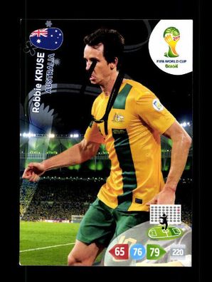 Robbie Kruse Australien Panini Card WM 2014 Original Signiert + A 226123