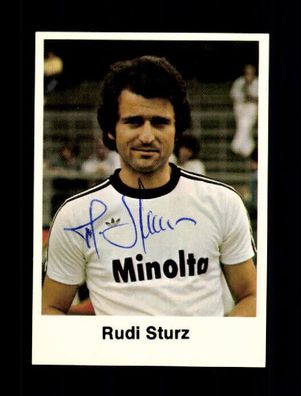 Rudi Sturz FC ST. Pauli Bergmann Sammelbild 1977-78 Original Signiert + A 226232