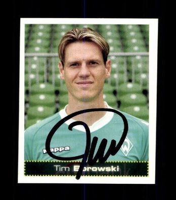 Tim Borowski Werder Bremen Panini Sammelbild 2007-08 Original + A 226336
