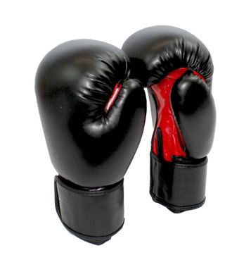 Boxhandschuhe Sparring schwarz rot